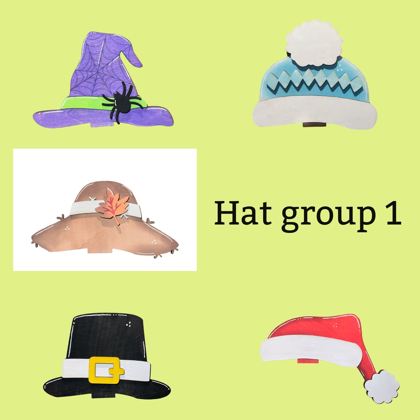 Animal Friends with Interchangeable Hats