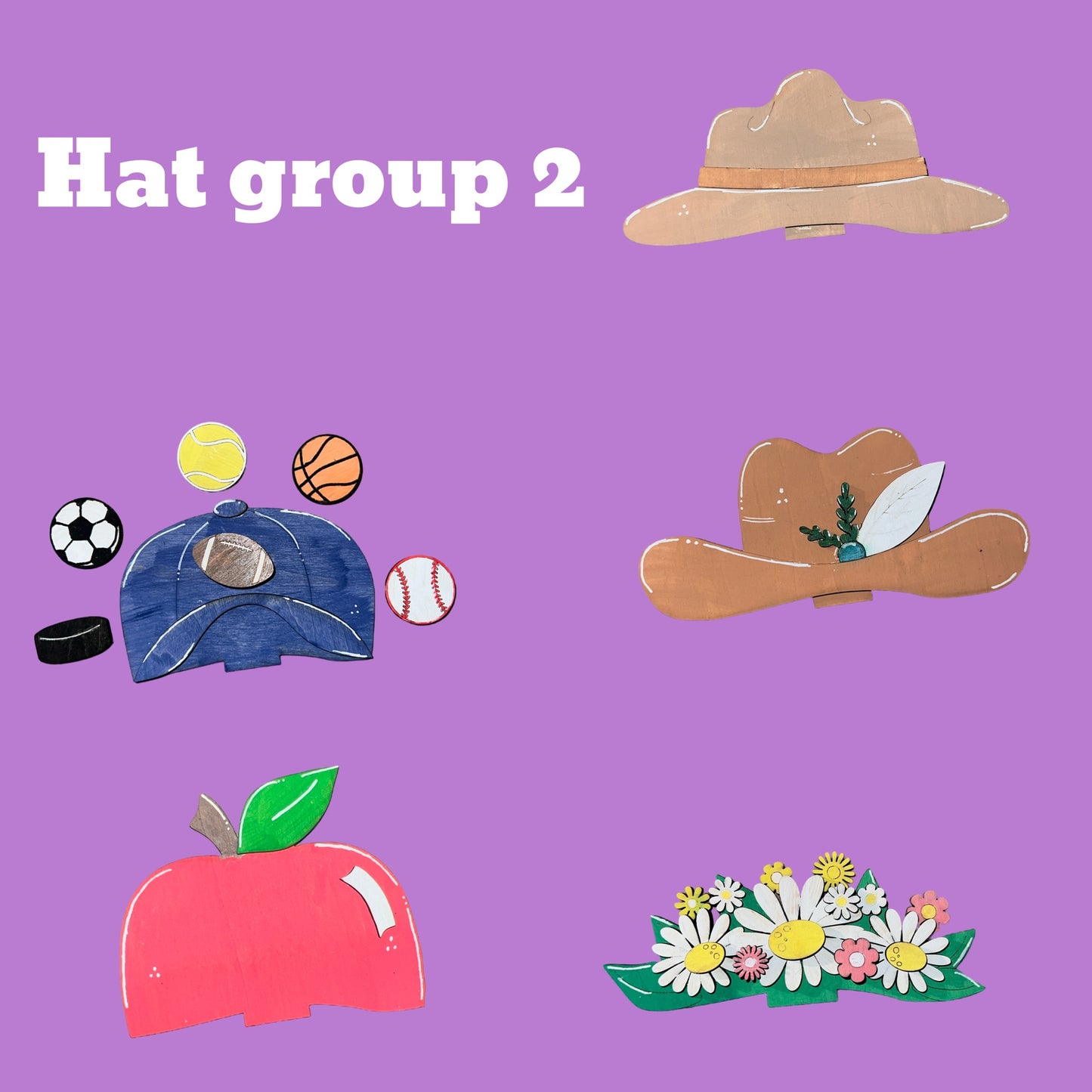 Animal Friends with Interchangeable Hats