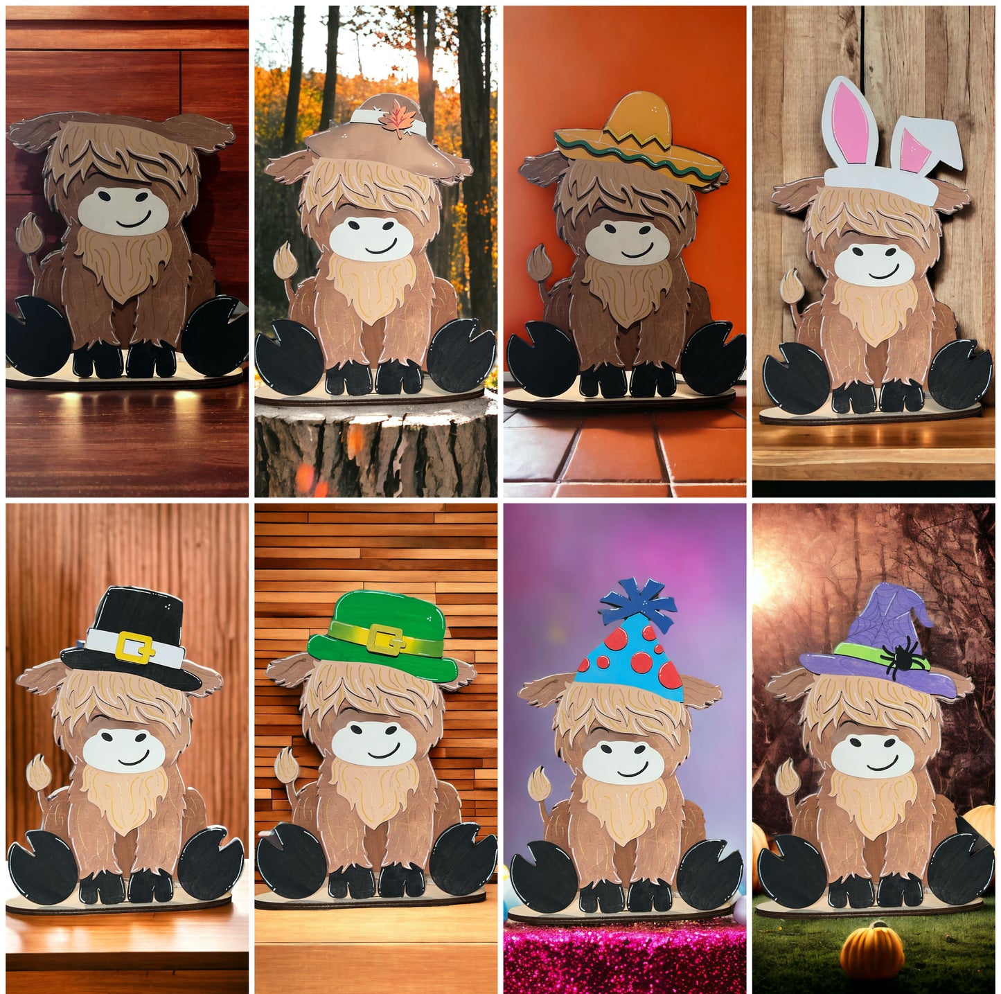 Animal Friends with Interchangeable Hats
