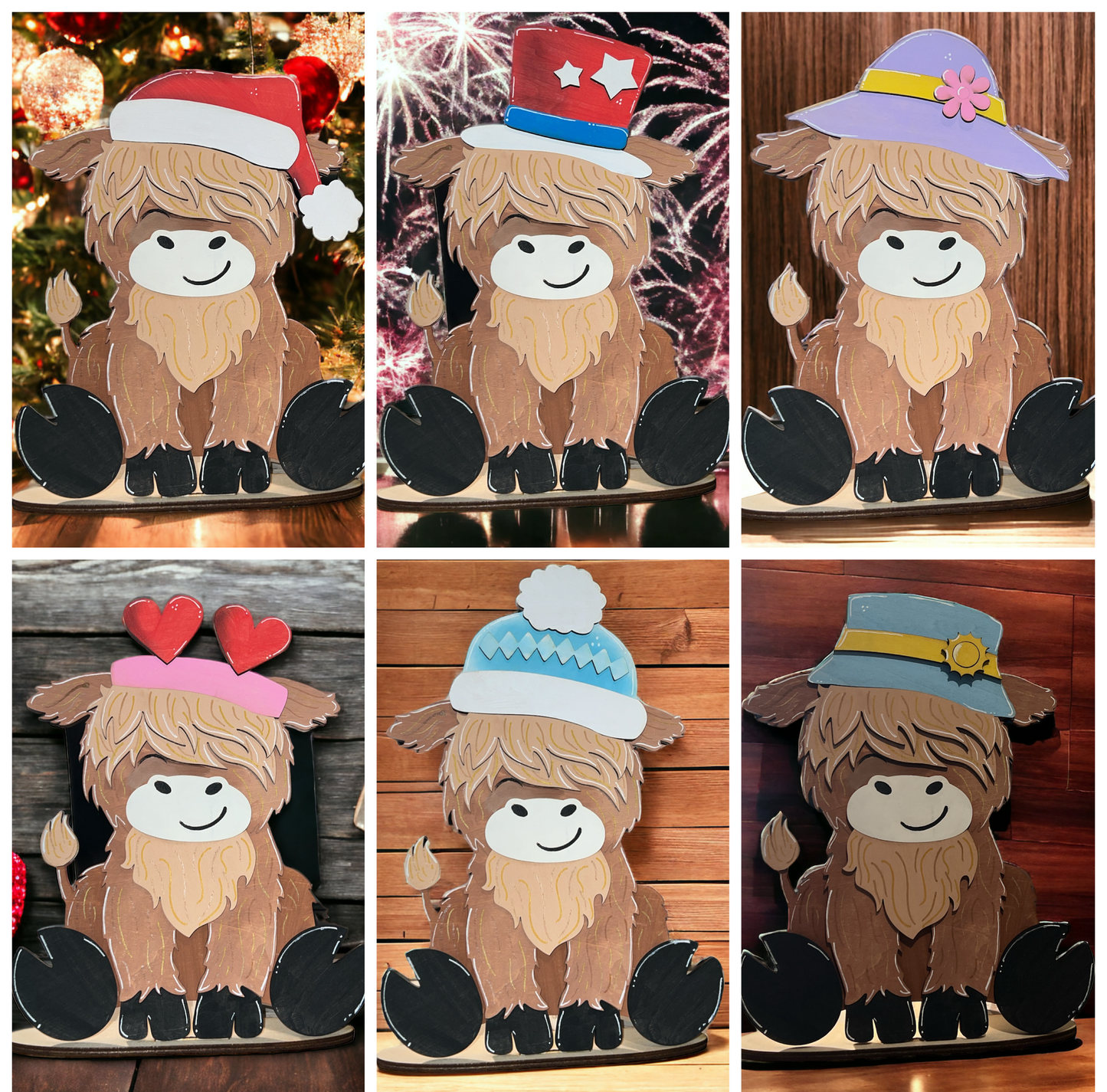 Animal Friends with Interchangeable Hats