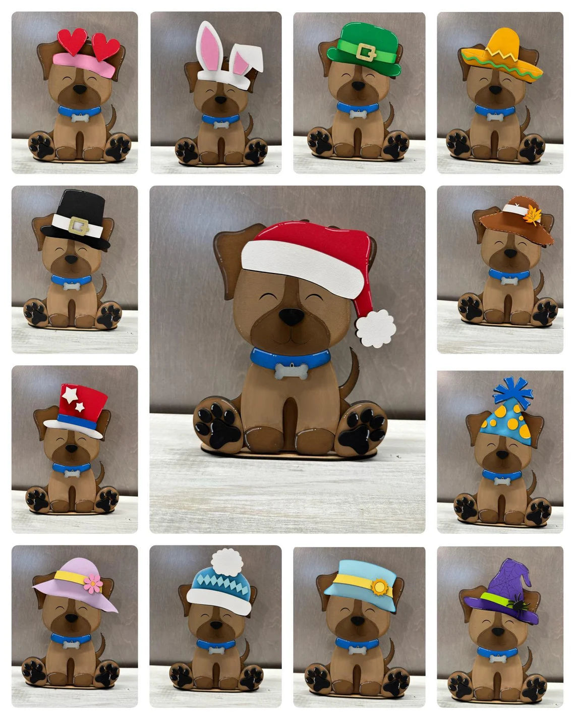 Animal Friends with Interchangeable Hats