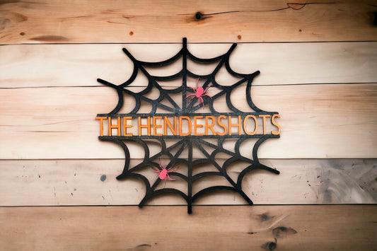 Personalized Spider Web