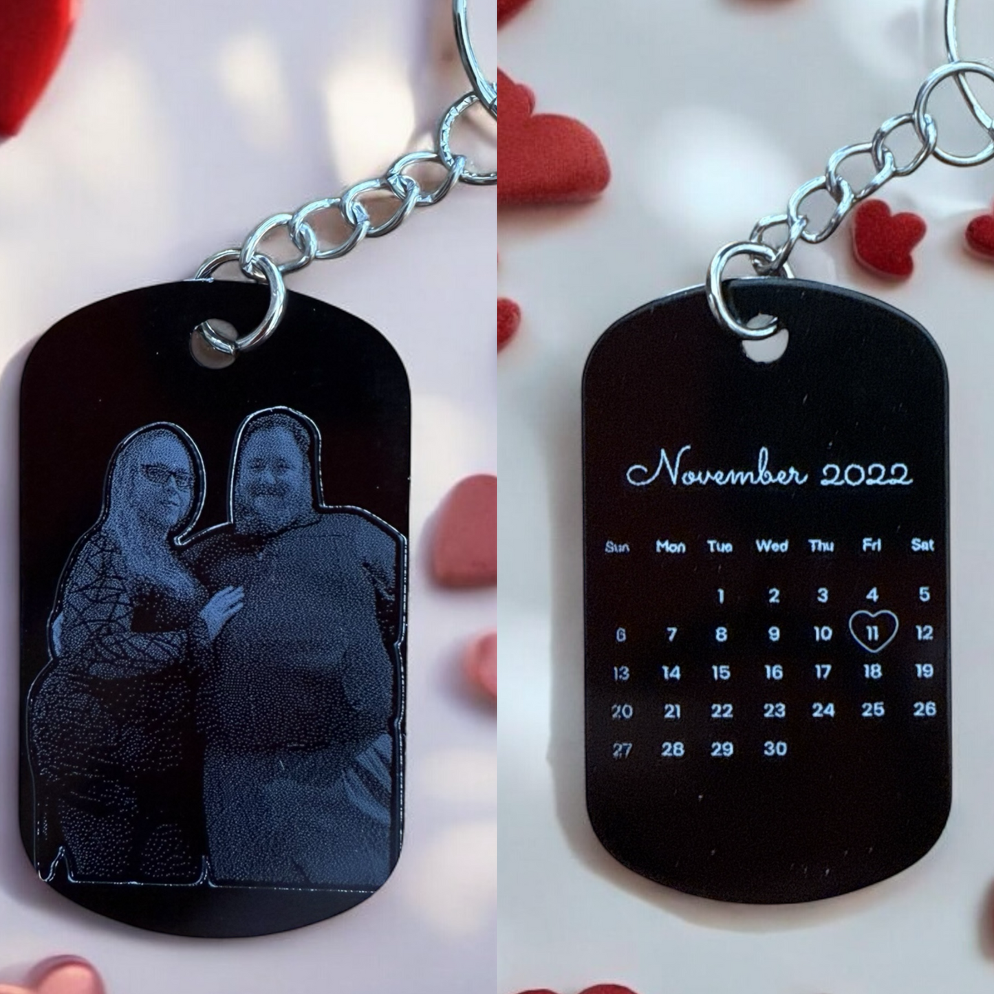 Personalized Photo Keyring